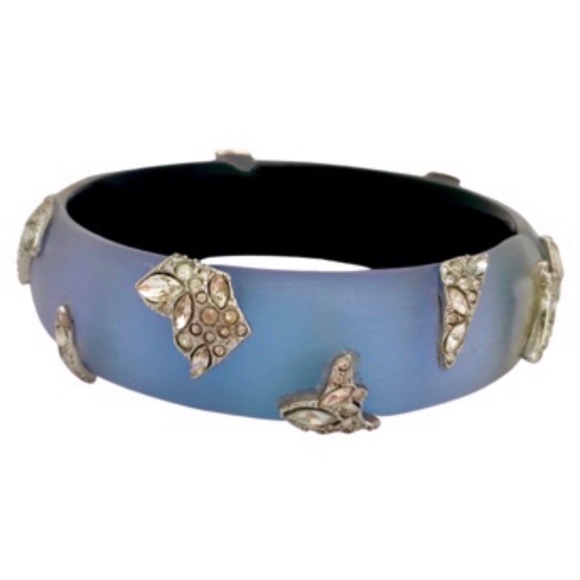 ALEXIS BITTAR • Lucite Crystal Encrusted Bangle Bracelet - Picture 4 of 7